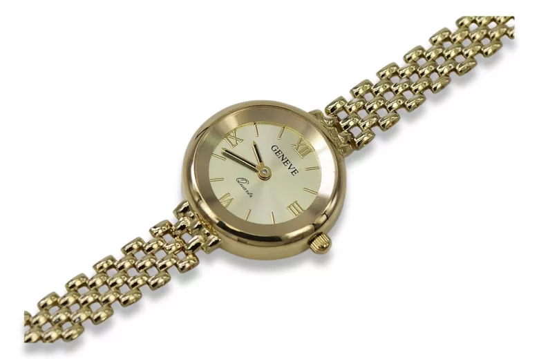 Reloj ★ de oro para damas zlotychlopak.pl Pureza de oro 585 333 ¡★ Precio bajo!