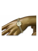 Prześliczny 14K 585 złoty damski zegarek Geneve lw082y