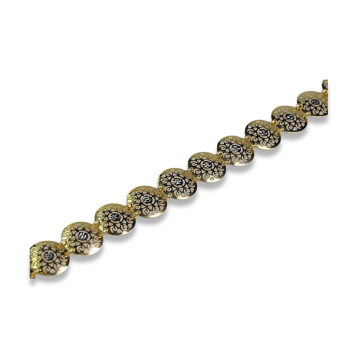 Vintage rose (Italian yellow) gold  bracelet cb104