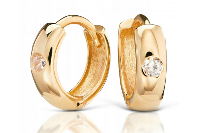 Rose  14k gold Alexandrite Ruby Emerald Sapphire Zircon earrings cec010r