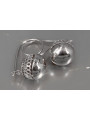 Boucles d’oreilles vintage argent russe 925 soviétique ven122s