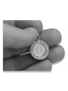 "Médaille Religieuse de Marie en Or Blanc 14k 585" pm007w