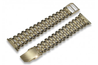 Yellow 14k 585 gold Lady watch bracelet lbw002y