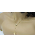 Yellow 14k gold 585 rosary chain rcc003y