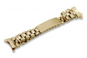 Bracelet Jaune 14k 585 Lady or Bracelet Rolex style lbw009y