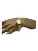 Złoty zegarek damski 14k 585 z bransoletą Geneve lw020ydg&lbw003y