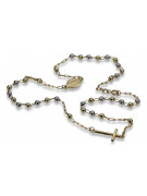 Rosenkranzkette aus Gelb-Roségold ★ russiangold.com ★ Gold 585 333 Niedriger Preis