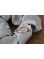 Russisch Sowjet rosa 14 Karat 585 gold Vintage Ring vrn037