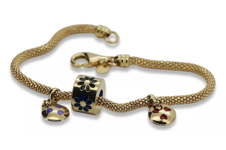 Pandora 14K Gold Charm Bracelet