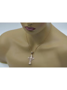 Crucea ortodoxă de aur ★ russiangold.com ★ Aur 585 333 Preț mic