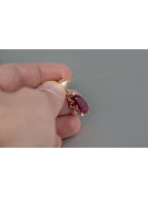 Vintage rose gold plated silver 925 alexandrite ruby emerald sapphire zircon ... pendant vpc009rp