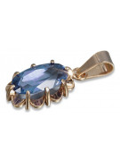 Vintage rose gold plated silver 925 alexandrite ruby emerald sapphire zircon ... pendant vpc009rp