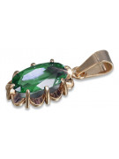 Vintage rose gold plated silver 925 alexandrite ruby emerald sapphire zircon ... pendant vpc009rp