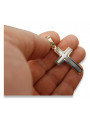 Golden Catholic Cross ★ russiangold.com ★ Gold 585 333 Low price