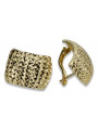 Gold earrings ★ russiangold.com ★ Gold sample 585 333 Low price!