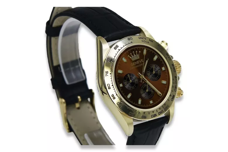 Montre homme en or Genève ★ zlotychlopak.pl ★ Pureté de l’or 585 333 Prix bas!