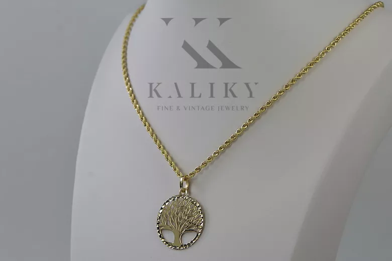 Pendentif ★ en or zlotychlopak.pl ★ Echantillon d’or 585 333 prix bas