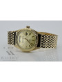 Złoty zegarek z bransoletą męski unisex 14k 585 Geneve mw013ydy&mbw013yo