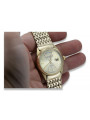 Złoty zegarek z bransoletą męski unisex 14k 585 Geneve mw013ydy&mbw013yo