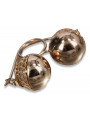 "Bijoux d'oreilles vintage en or rose 14 carats d'origine Pas de pierres" ven122