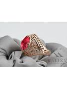 Russian Soviet rose 14k 585 gold Alexandrite Ruby Emerald Sapphire Zircon ring  vrc030