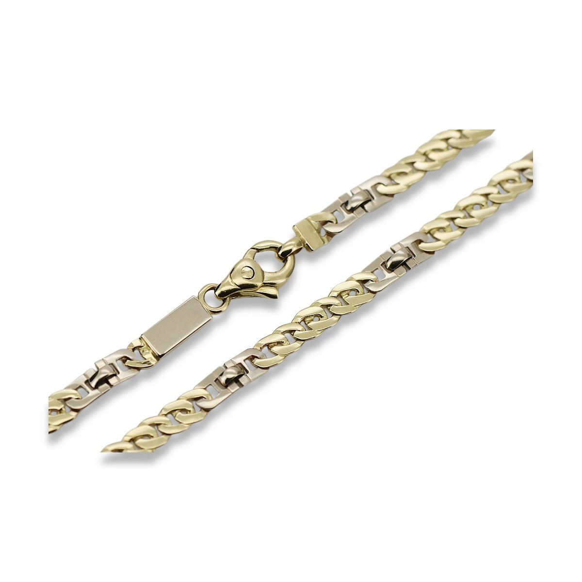 russian rose soviet gold garibaldi bismark bracelet chain