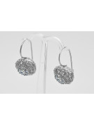 Vintage Vintage 925 Silver Zircon earrings vec002s