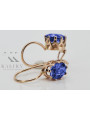 "Bijoux de luxe vintage en or rose 14 carats et saphir" vec196