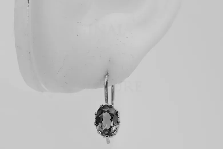 Superbes boucles d'oreilles vintage en or rose 14k 585 d'origine vec196
