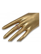 Russisch Sowjet rosa 14 Karat 585 gold Vintage Ring vrn206