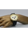 Жълт 14k 585 златен мъжки часовник Geneve mw012y-gb
