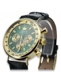 Reloj de hombre amarillo 14k 585 oro Geneve mw012y-gr