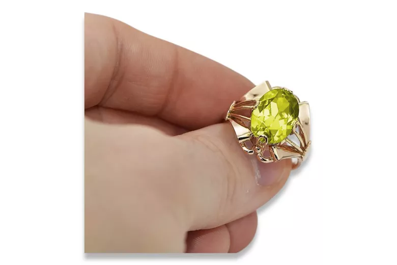 Russian Soviet rose 14k ring Zircon Ruby 585 gold Alexandrite vrc014 Sapphire Emerald