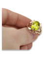 Rose soviétique russe 14k 585 or Alexandrite Ruby Emerald Sapphire Zircon ring vrc084