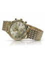 Reloj de hombre Italian Yellow 14k 585 gold Geneve mw007y&mbw013y