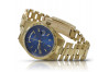 Желтые 14k 585 золотые мужские часы Geneve mw013ydb&mbw016y
