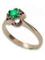 Rose soviétique russe 14k 585 or Alexandrite Ruby Emerald Sapphire Zircon ring vrc014