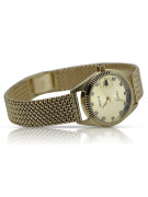 Złoty zegarek damski 14k 585 z bransoletą Geneve lw020ydg&lbw003y
