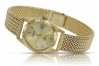 Geneve Lw020ydy&lbw003y Montre pour femme en or 14 carats 585 avec bracelet