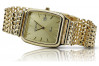 Жълт 14k 585 златен мъжки часовник Geneve mw002y&mbw004y