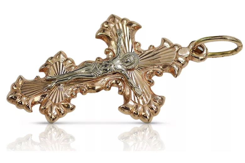 Croix ★ orthodoxe d’or russiangold.com ★ or 585 333 Prix bas