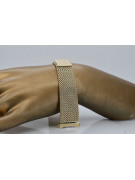 Męska bransoletka do zegarka Tossot Geneve z żółtego 14-karatowego złota mbw014yo