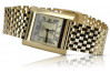 Reloj de pulsera italiano amarillo de oro de 14k para hombre Geneve mw009y&mbw008y