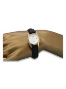 Złoty zegarek damski Rolex style 14k 585 Geneve perłowa tarcza lw020ydpr