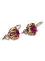 Vintage rose pink 14k 585 gold earrings vec062 alexandrite ruby emerald sapphire ... Vintage rose pink 14k 585 gold earrings vec062 alexandrite ruby emerald sapphire ...
