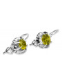 Russe soviétique argent 925 Alexandrite Rubis Émeraude Saphir Aigue-marine Zircon ... Boucles d’oreilles vec062s