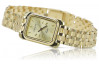 Yellow 14k 585 gold Lady Geneve wrist watch lw003ydg&lbw007y