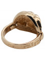 Russian Soviet rose pink 14k 585 gold Vintage ring vrn001