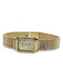 копия женских часов Geneve из 14-каратного золота с браслетом Lw023y&lbw004y