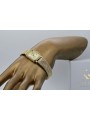 copie de la montre italienne Geneve Lw055y & lbw004y en or avec bracelet pour femme 14 carats